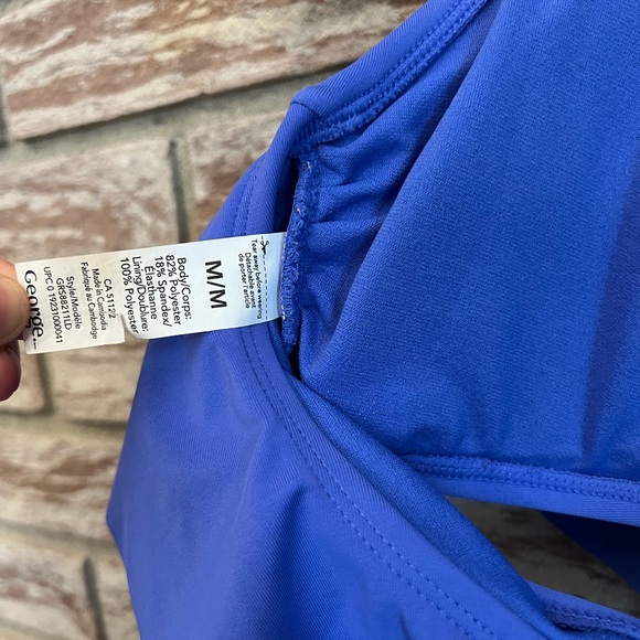 George Blue Bathing Suit Top - Picture 6 of 8